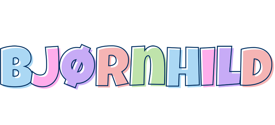 Bjørnhild pastel logo