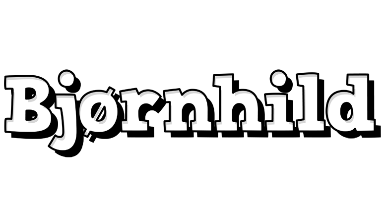 Bjørnhild snowing logo