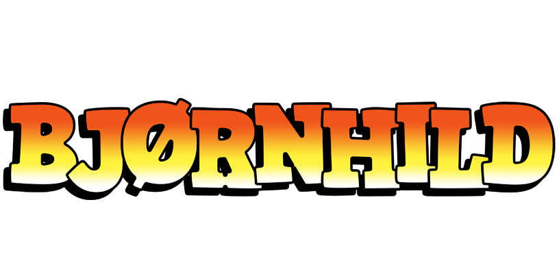 Bjørnhild sunset logo