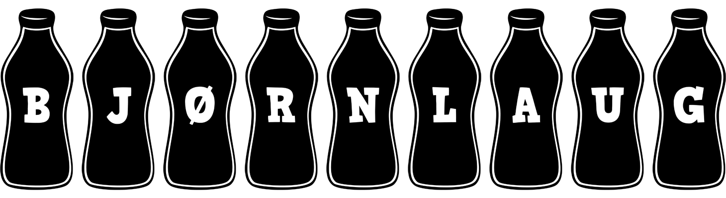 Bjørnlaug bottle logo