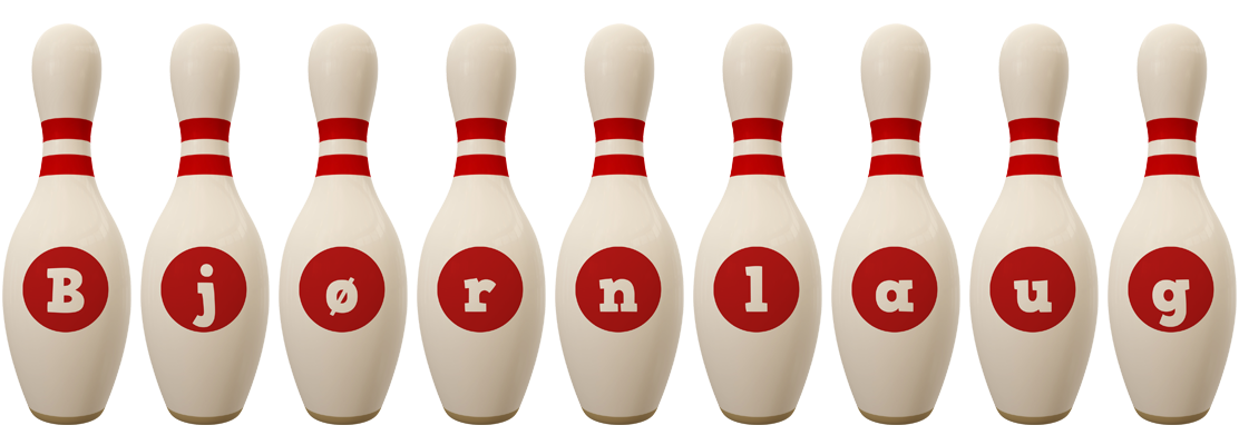 Bjørnlaug bowling-pin logo