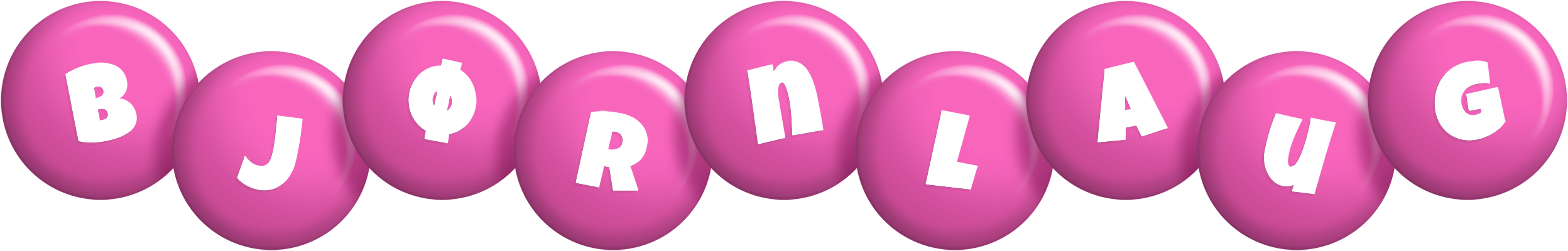 Bjørnlaug candy-pink logo