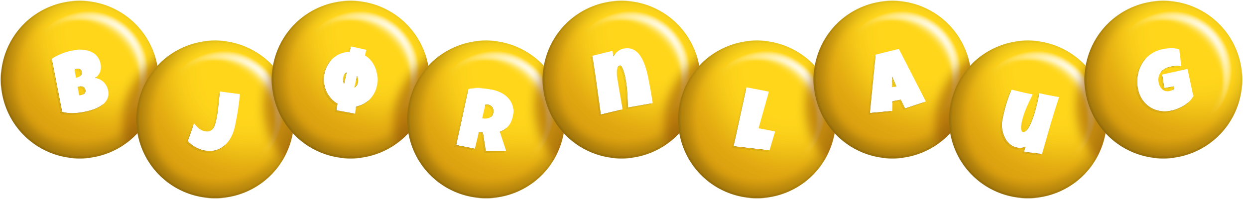 Bjørnlaug candy-yellow logo