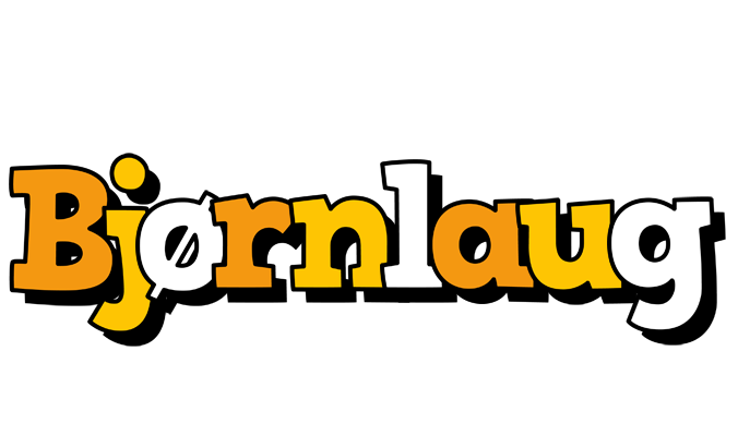 Bjørnlaug cartoon logo