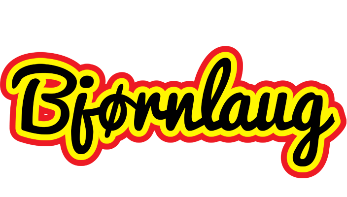 Bjørnlaug flaming logo