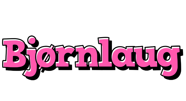 Bjørnlaug girlish logo