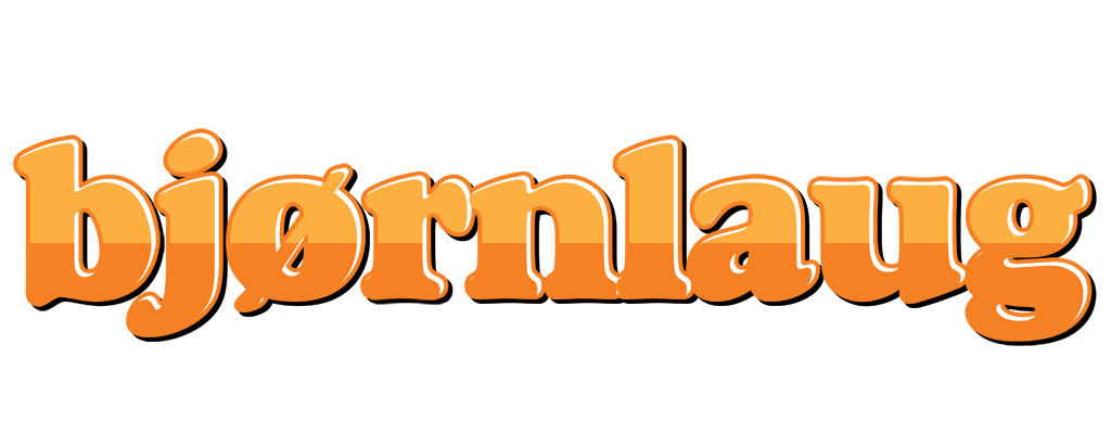 Bjørnlaug orange logo