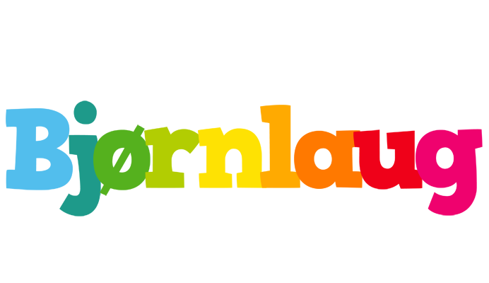 Bjørnlaug rainbows logo