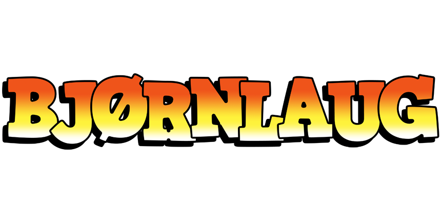 Bjørnlaug sunset logo
