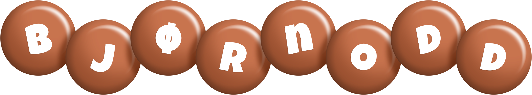 Bjørnodd candy-brown logo