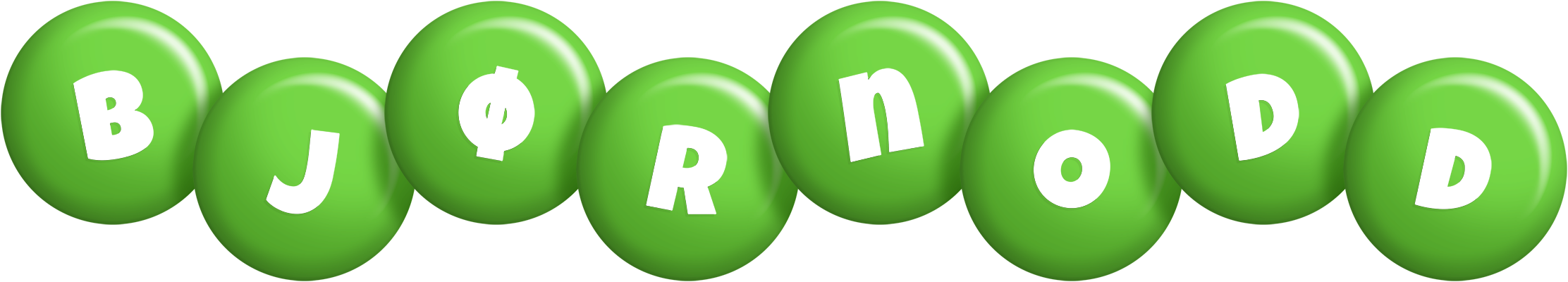 Bjørnodd candy-green logo