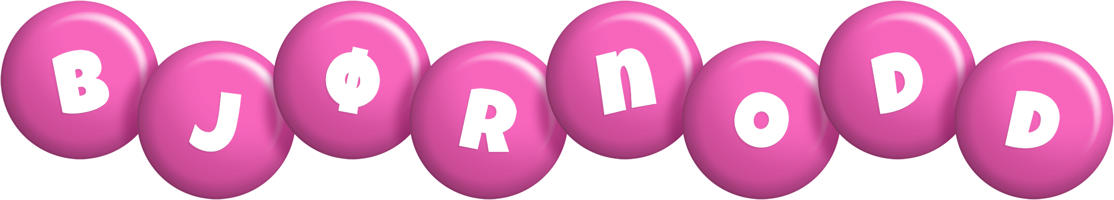 Bjørnodd candy-pink logo