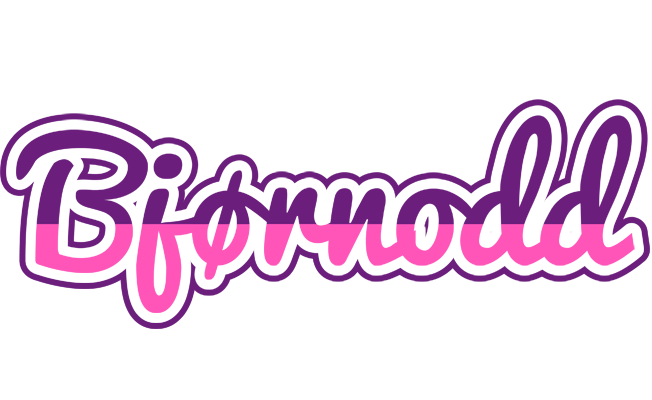 Bjørnodd cheerful logo