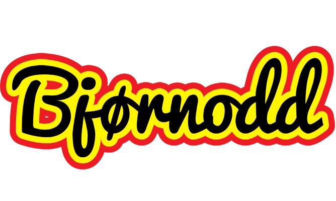 Bjørnodd flaming logo