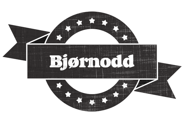 Bjørnodd grunge logo