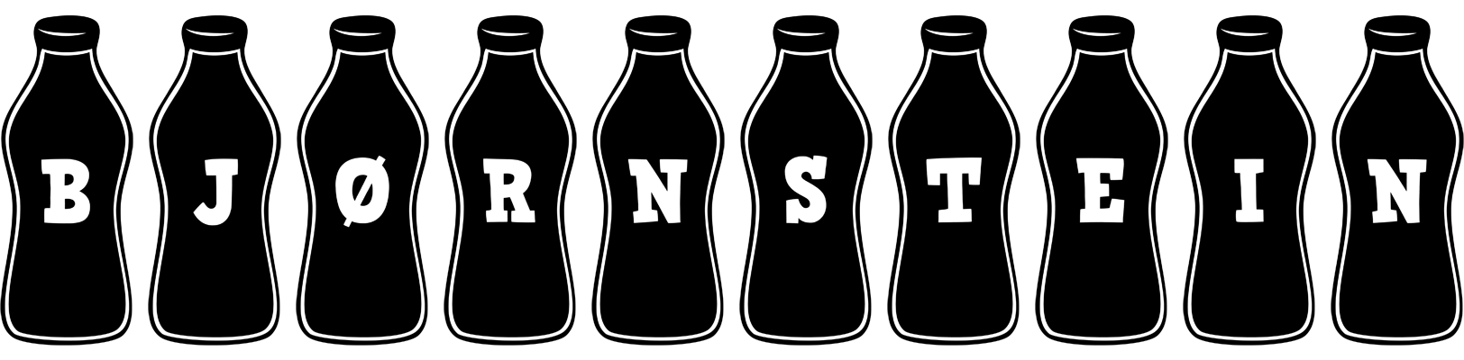 Bjørnstein bottle logo