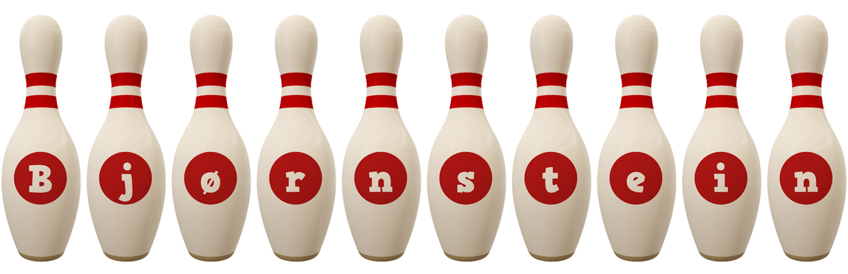 Bjørnstein bowling-pin logo