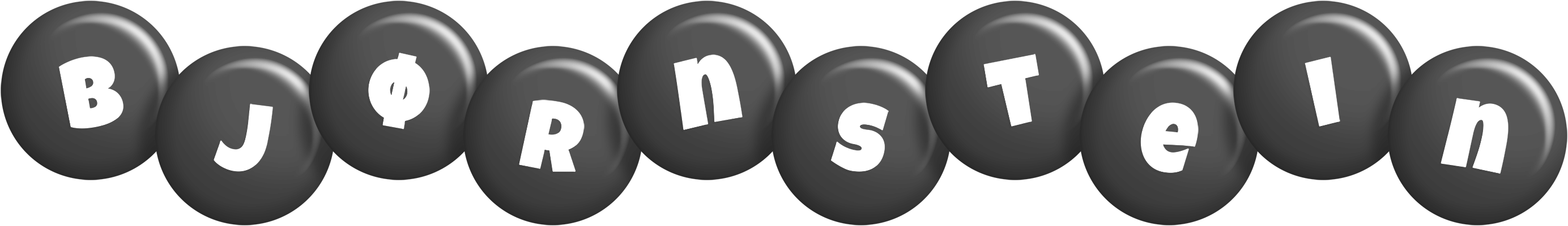 Bjørnstein candy-black logo