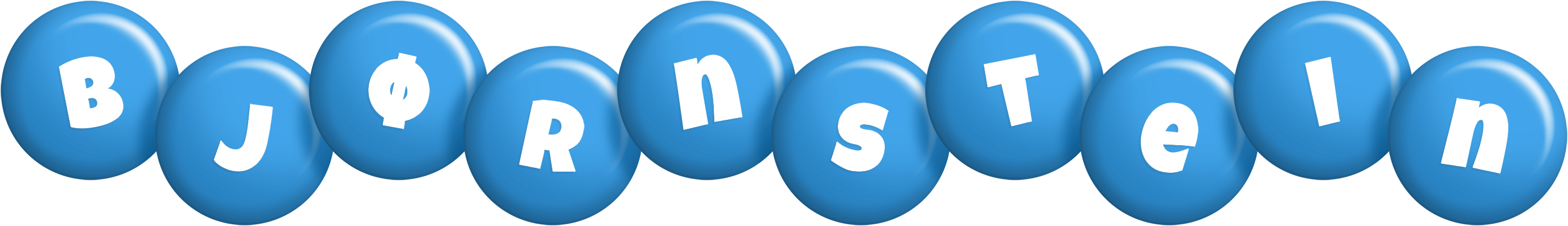 Bjørnstein candy-blue logo