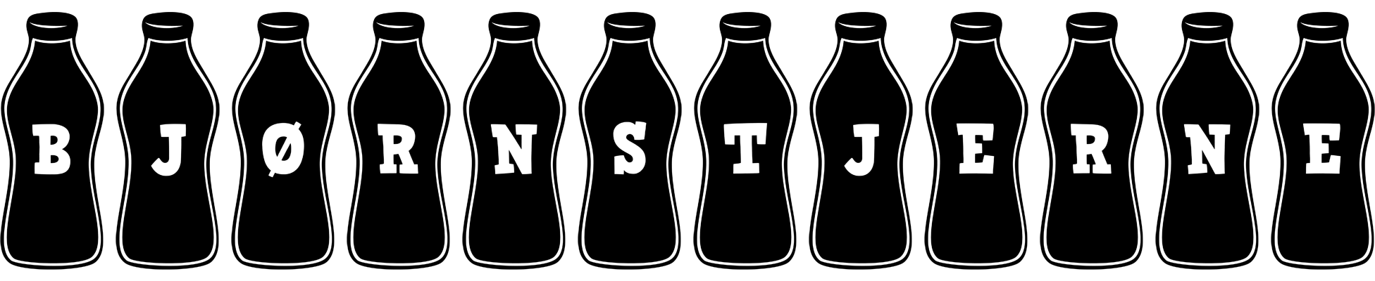 Bjørnstjerne bottle logo