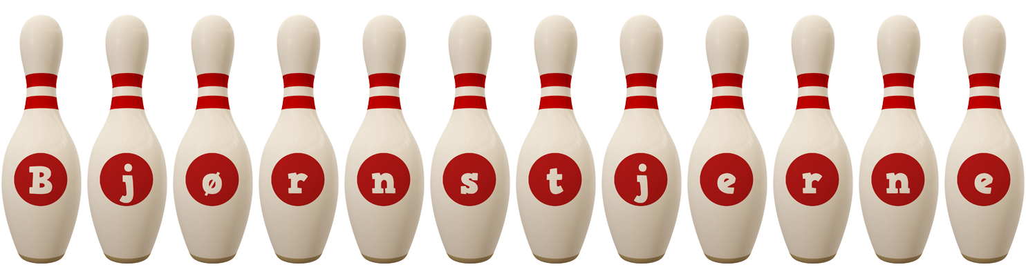 Bjørnstjerne bowling-pin logo