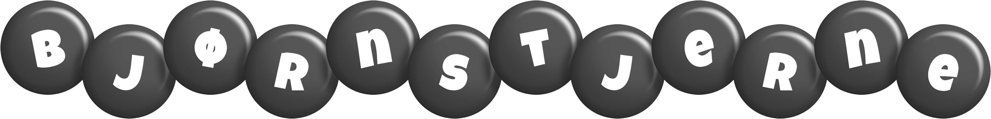 Bjørnstjerne candy-black logo