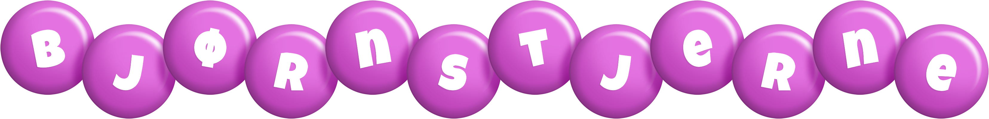 Bjørnstjerne candy-purple logo