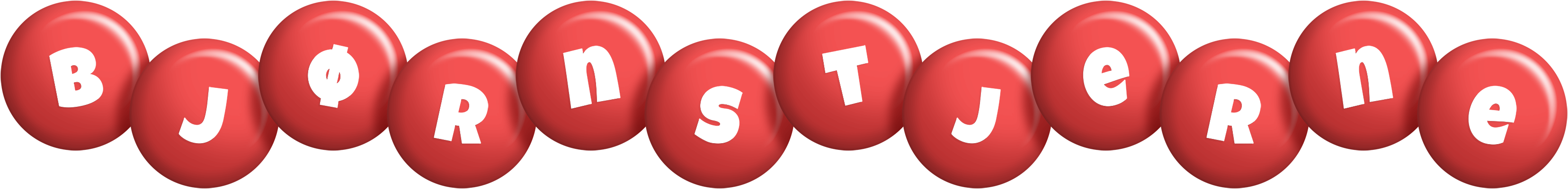 Bjørnstjerne candy-red logo