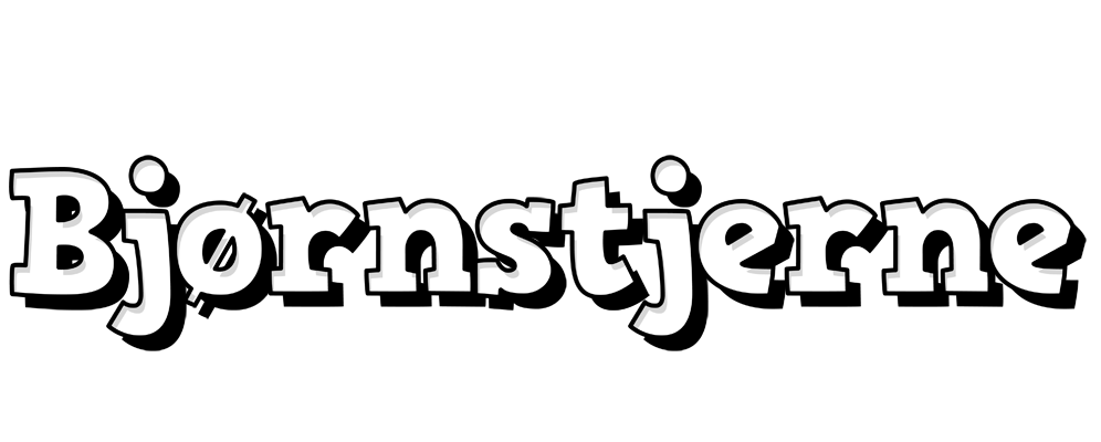 Bjørnstjerne snowing logo