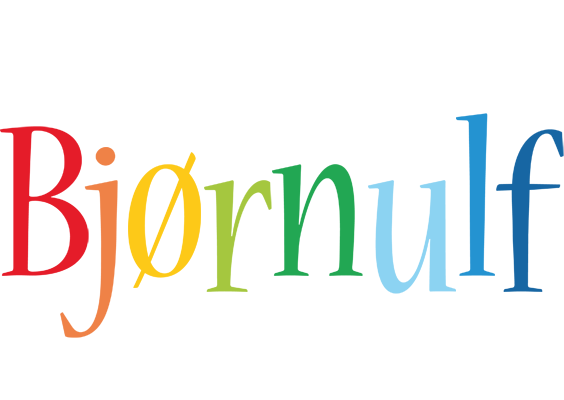 Bjørnulf birthday logo