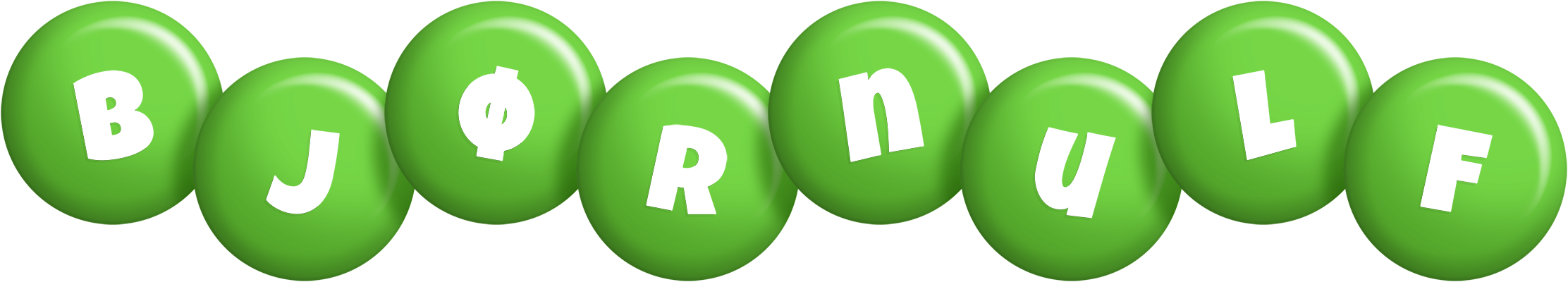 Bjørnulf candy-green logo