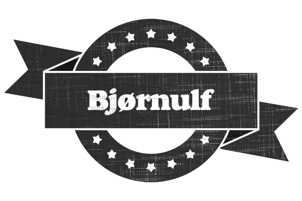 Bjørnulf grunge logo