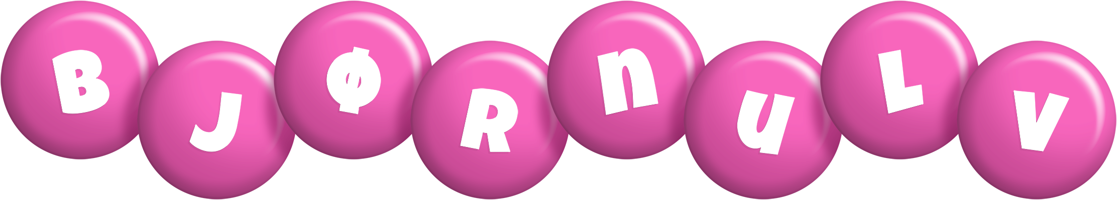 Bjørnulv candy-pink logo