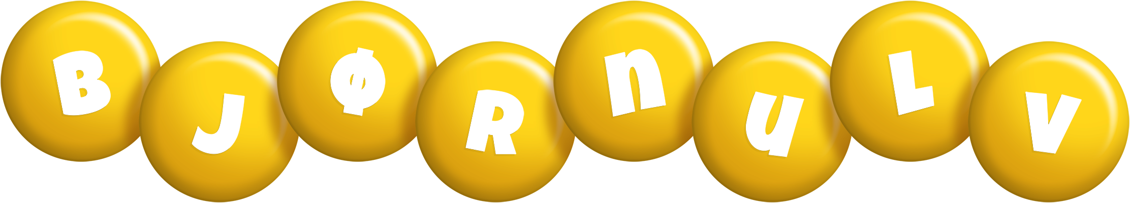 Bjørnulv candy-yellow logo
