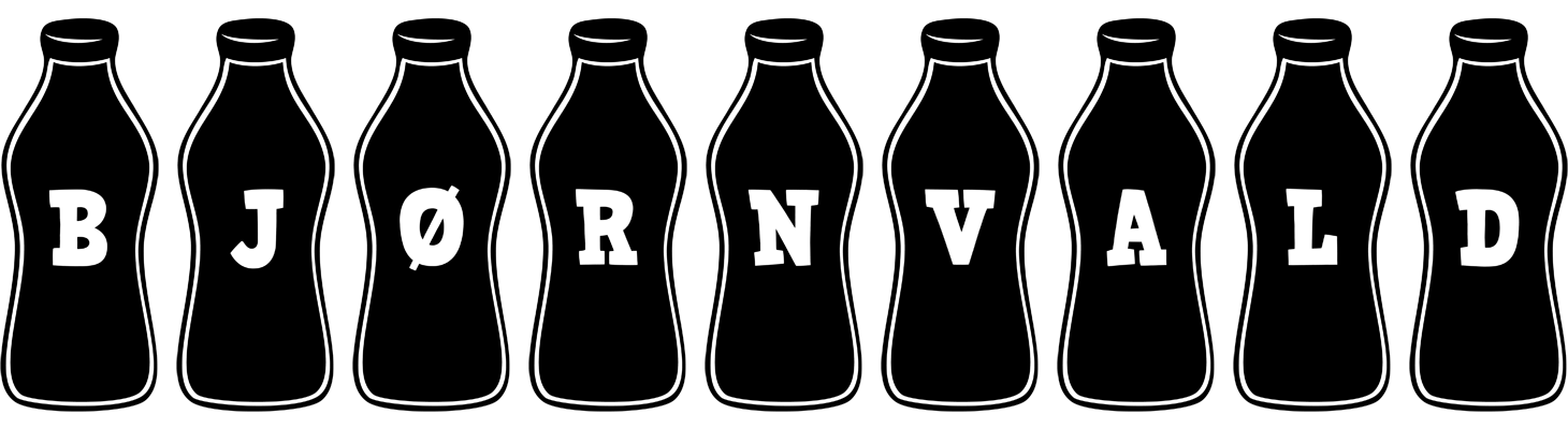 Bjørnvald bottle logo