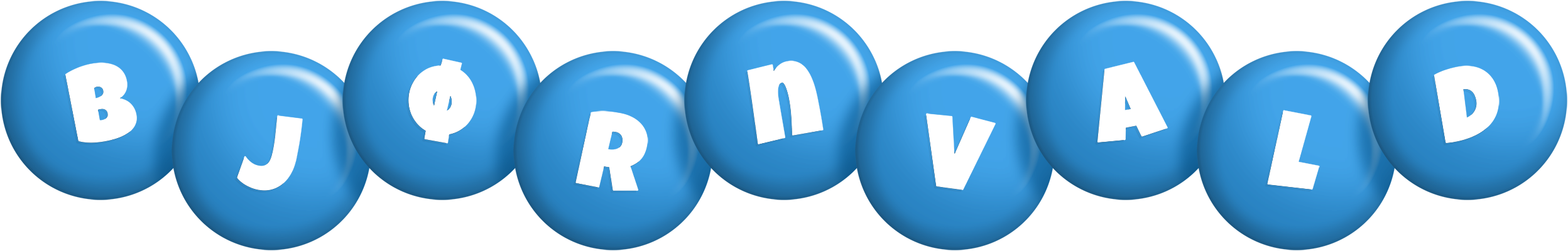 Bjørnvald candy-blue logo
