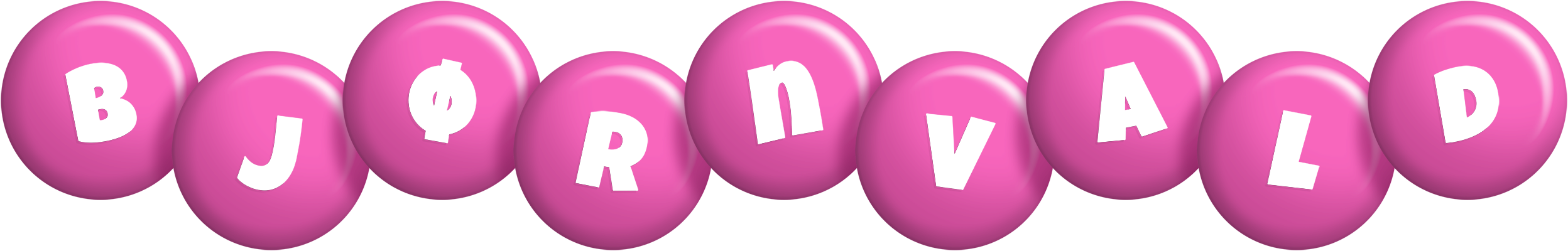 Bjørnvald candy-pink logo