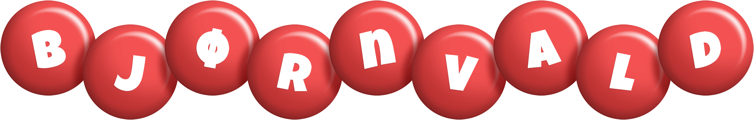 Bjørnvald candy-red logo