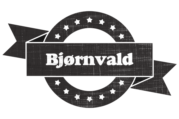 Bjørnvald grunge logo