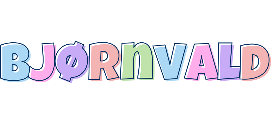 Bjørnvald pastel logo