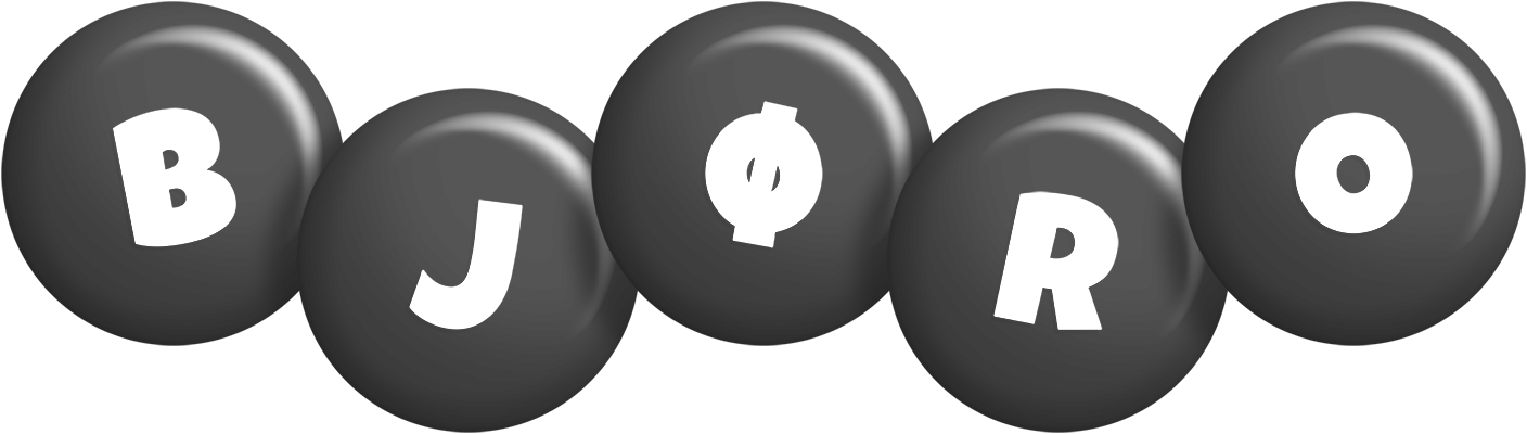 Bjøro candy-black logo