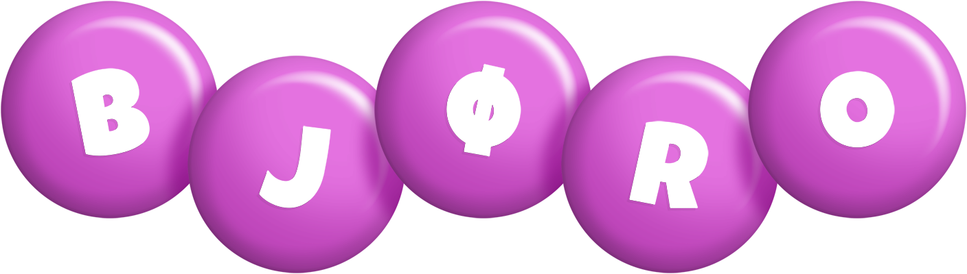 Bjøro candy-purple logo