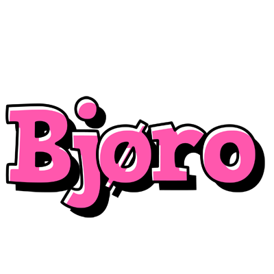 Bjøro girlish logo