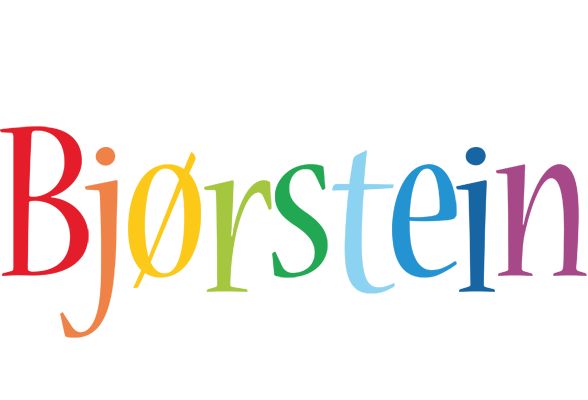 Bjørstein birthday logo