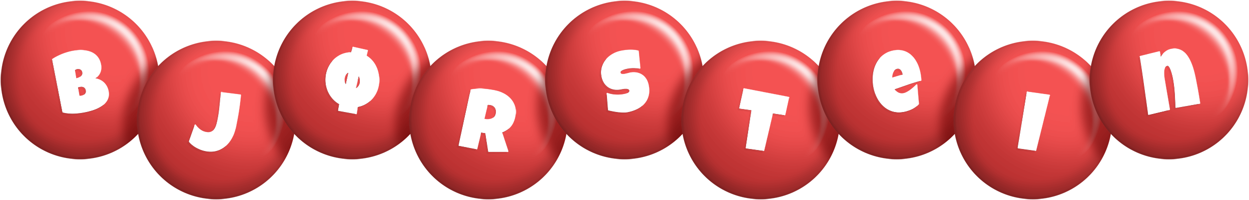 Bjørstein candy-red logo