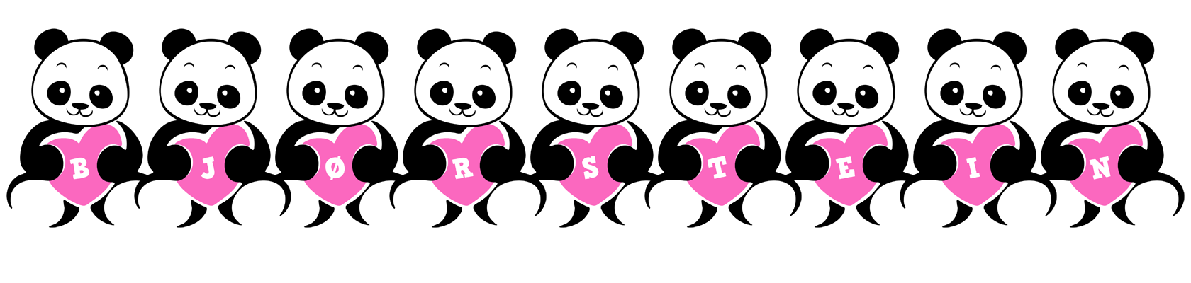 Bjørstein love-panda logo