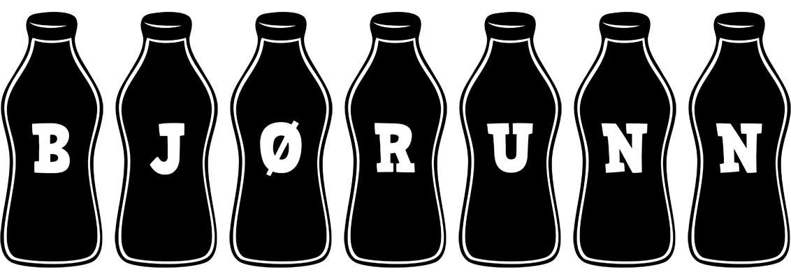 Bjørunn bottle logo