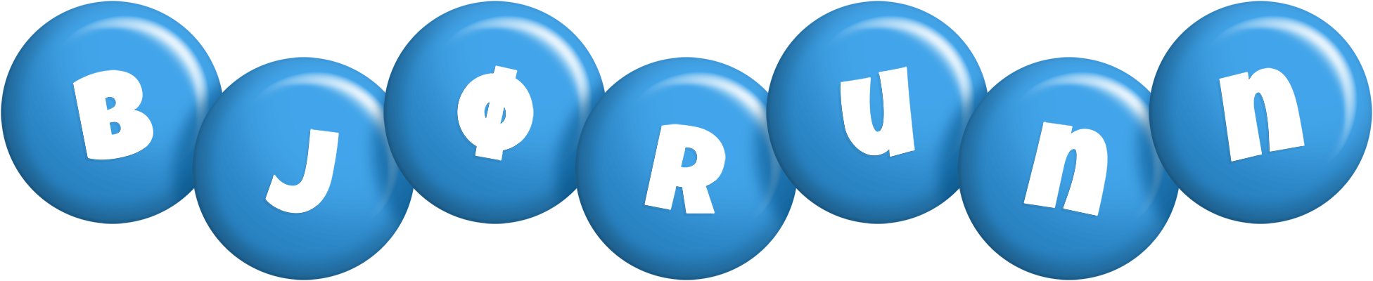 Bjørunn candy-blue logo