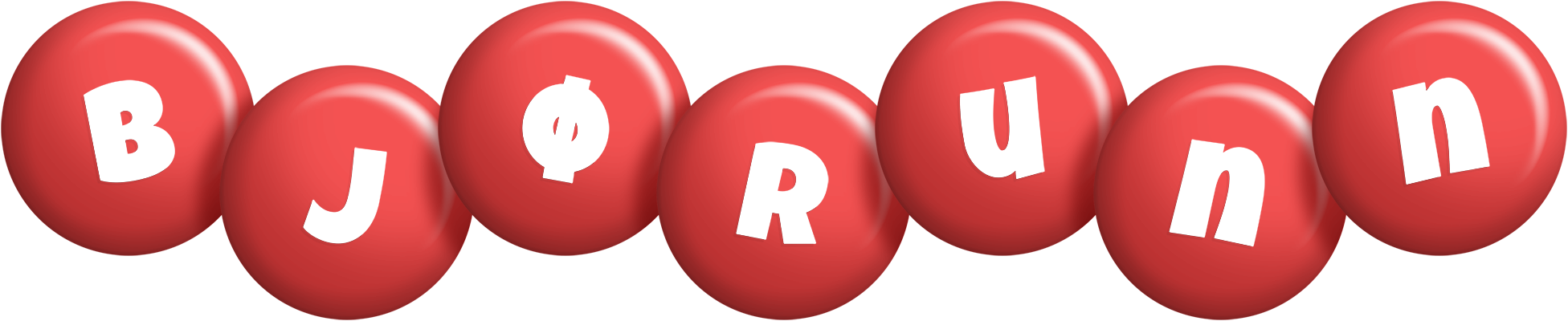 Bjørunn candy-red logo