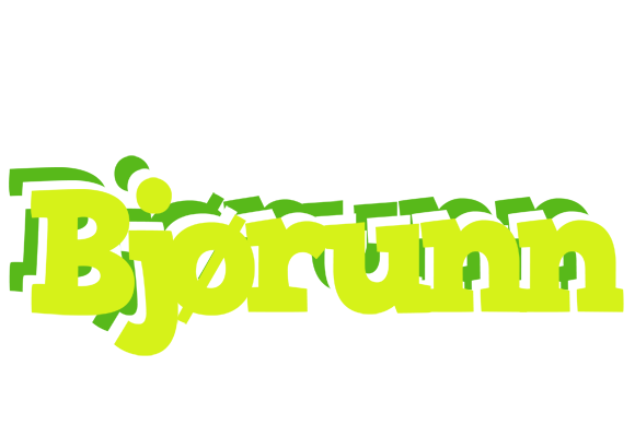 Bjørunn citrus logo